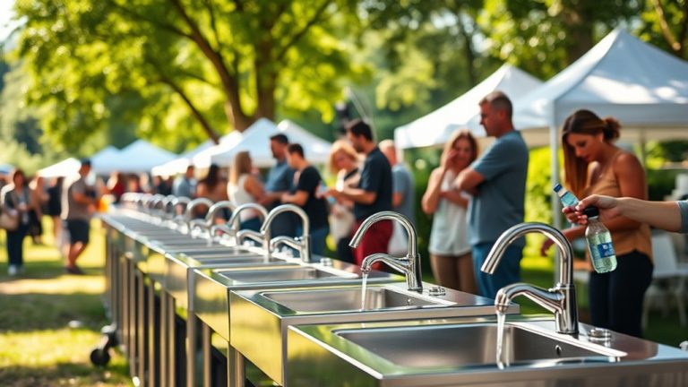 top portable sink rental services