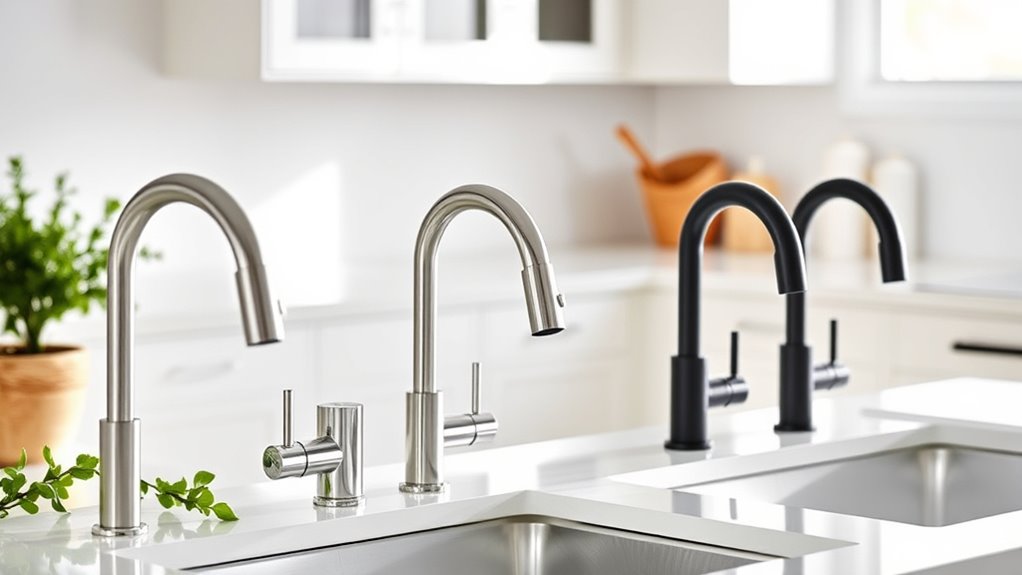 top pull down faucets