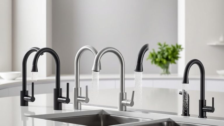 top pull out spray faucets