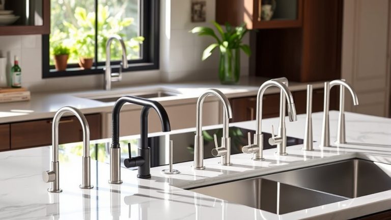 top pullout kitchen faucets