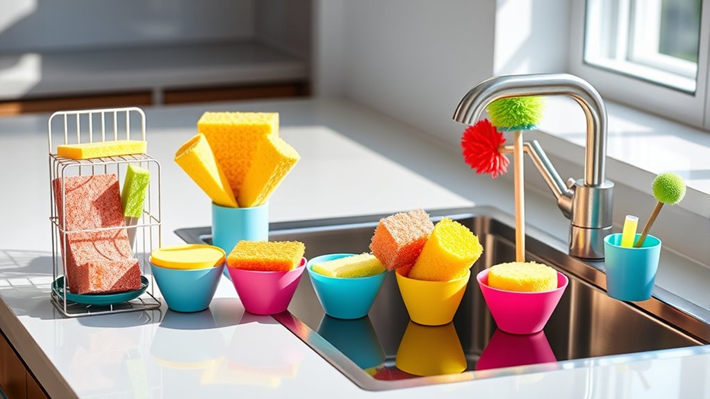 top sink sponge holders