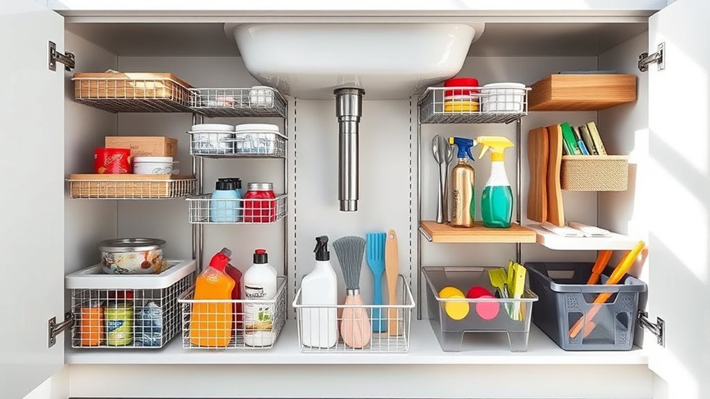 top sink storage solutions