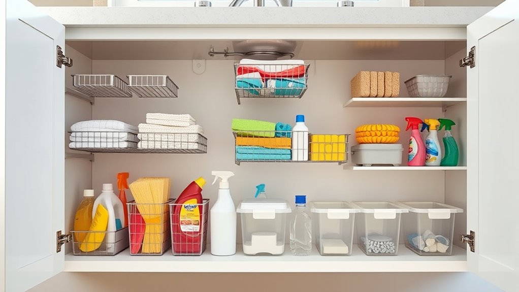 top sink storage solutions