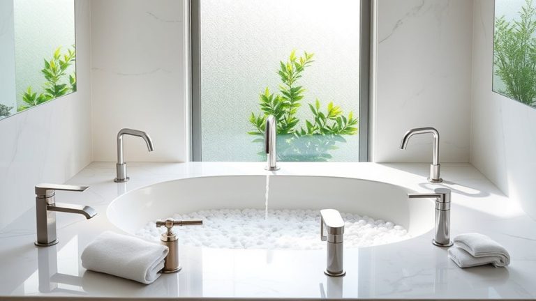 top soaker tub faucets