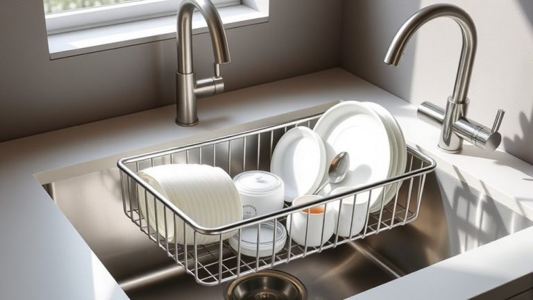 top space saving sink racks