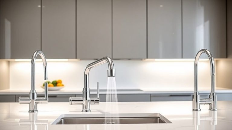 top spray shield faucets