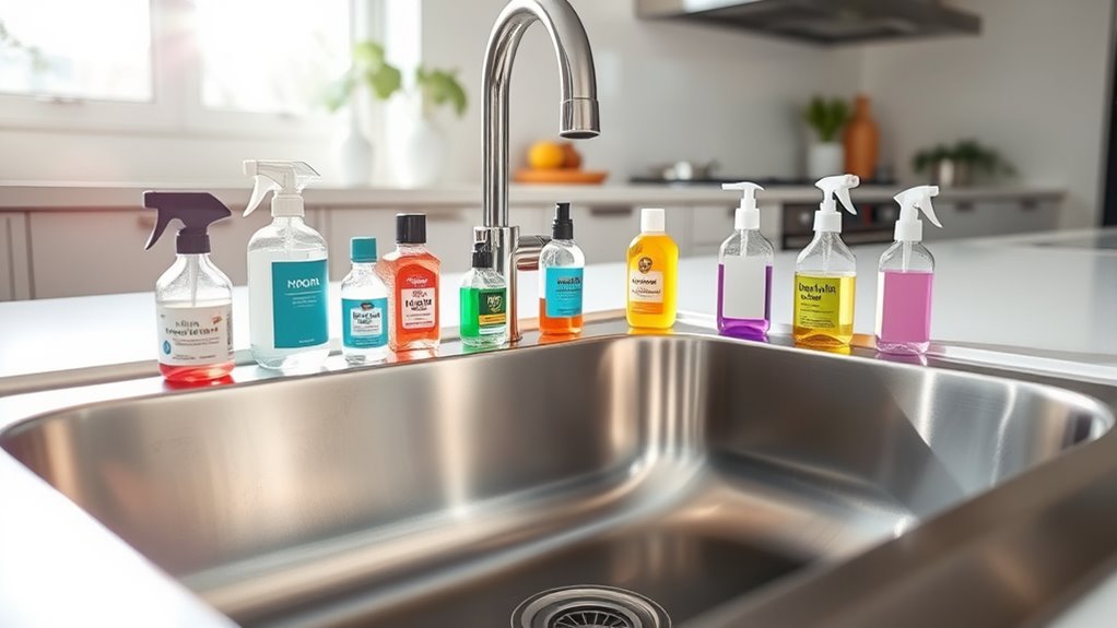top stainless sink cleaners