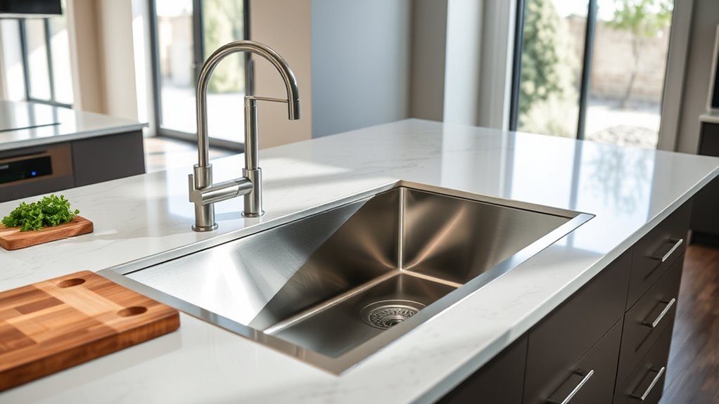 top stainless steel kitchen sinks