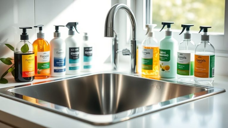 top stainless steel sink cleaners