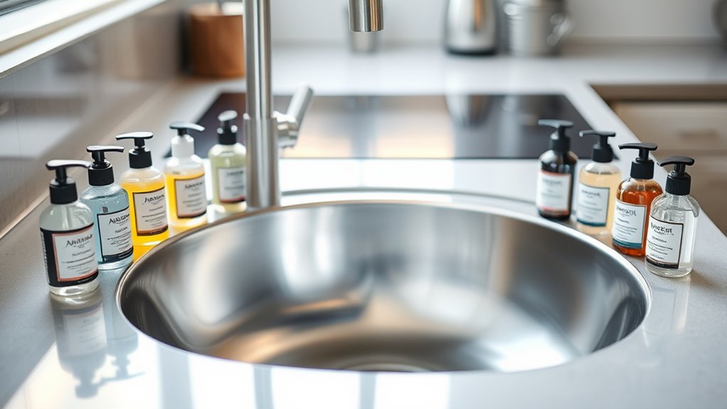 top stainless steel sink cleaners