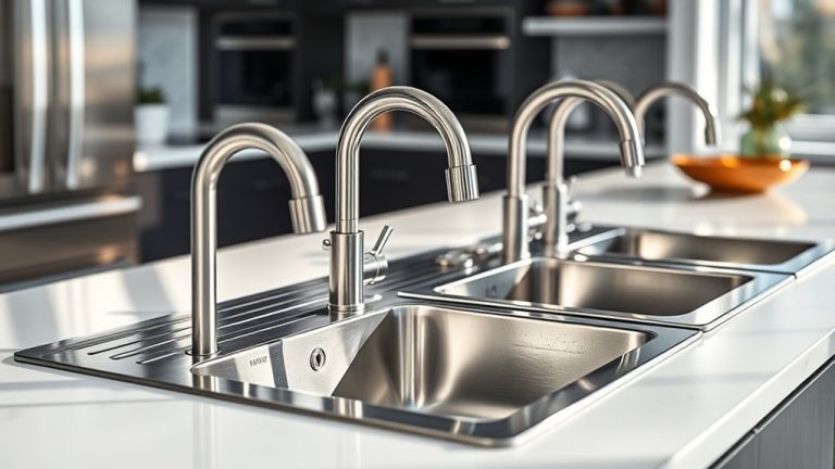 top stainless steel sink gauges