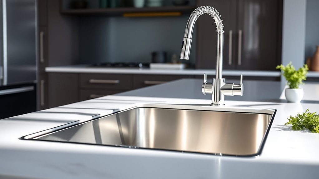 top stainless steel sinks