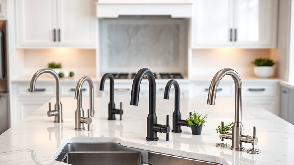 top stylish kitchen faucets