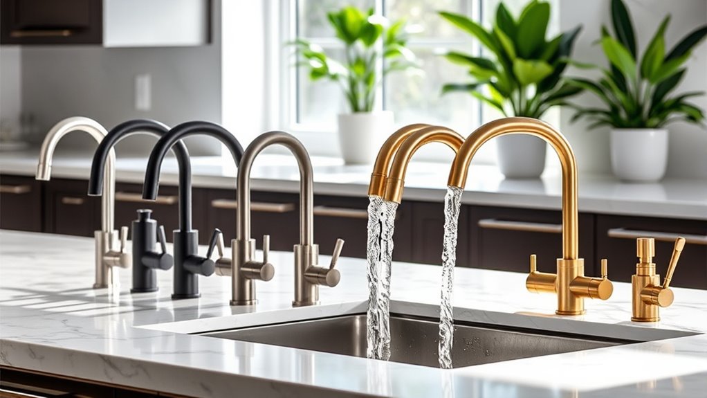 top stylish kitchen faucets