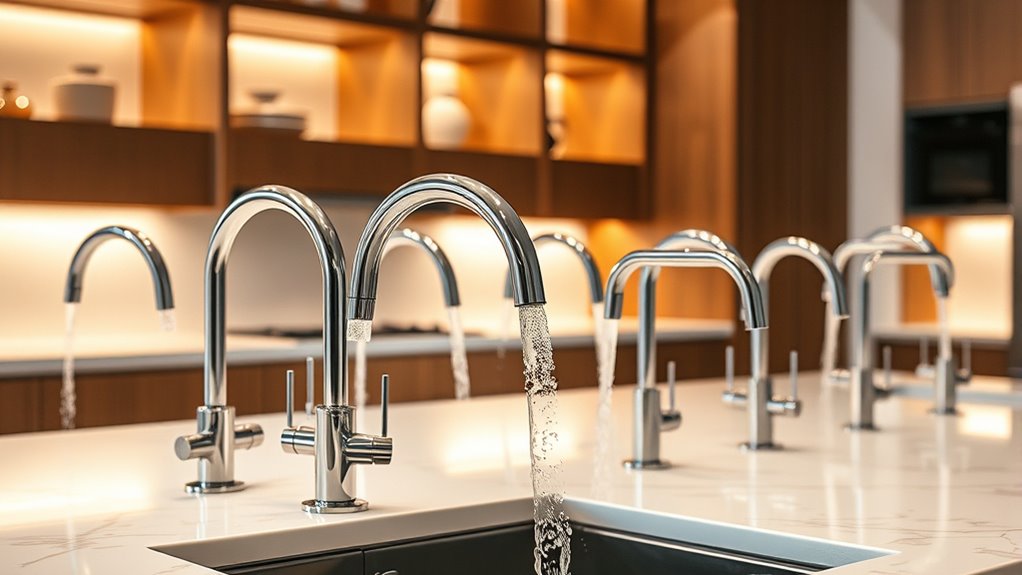 top touch control faucets