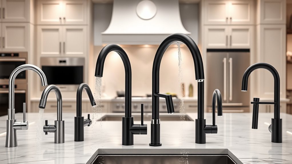 top touch kitchen faucets