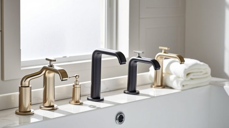 top tub brush faucets