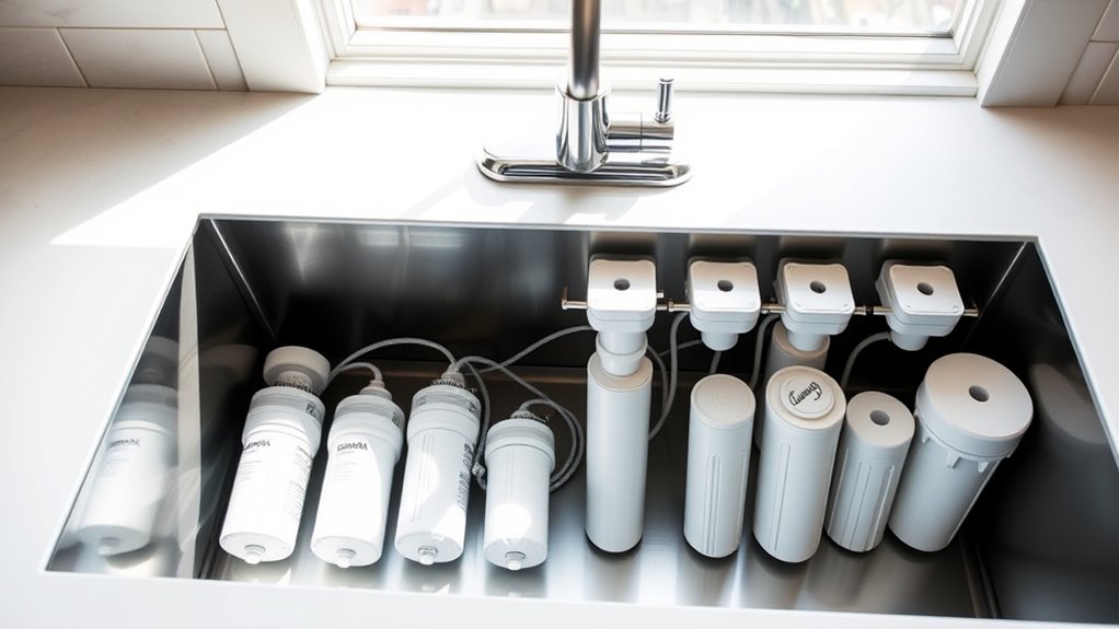 top under sink water filters