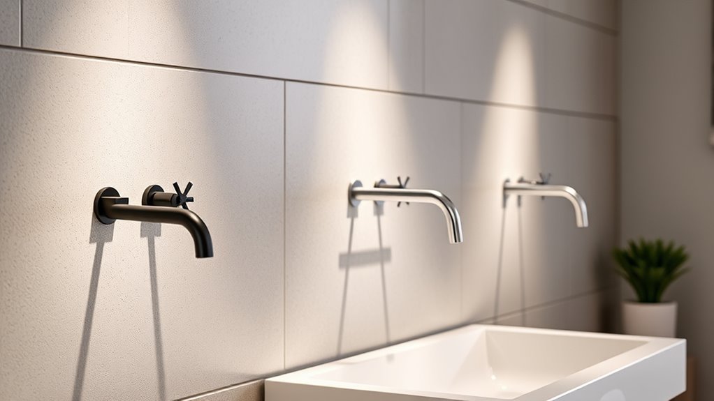 top wall mounted faucets