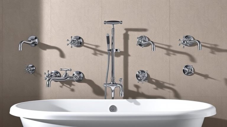 top wall mounted tub faucets