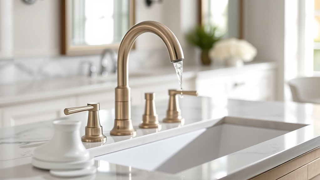 top wide spread faucets