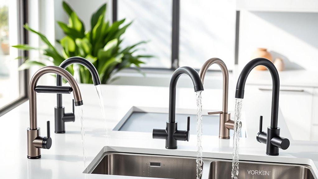 touchless kitchen faucets selection